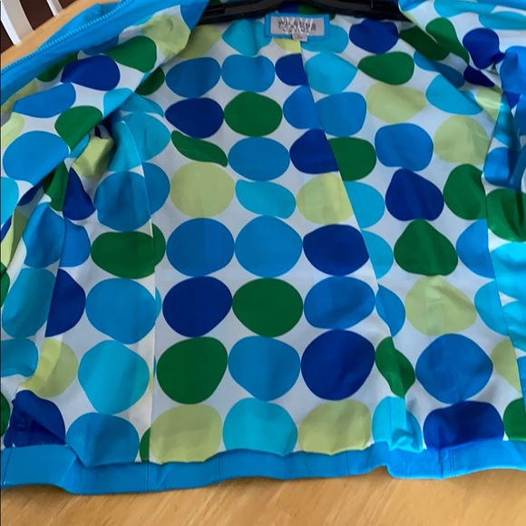 Powder Blue leather Jacket - Picture 8 of 8